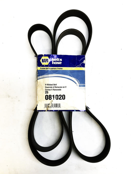 NAPA Gates Premium V-Ribbed Belt 081020 NOS