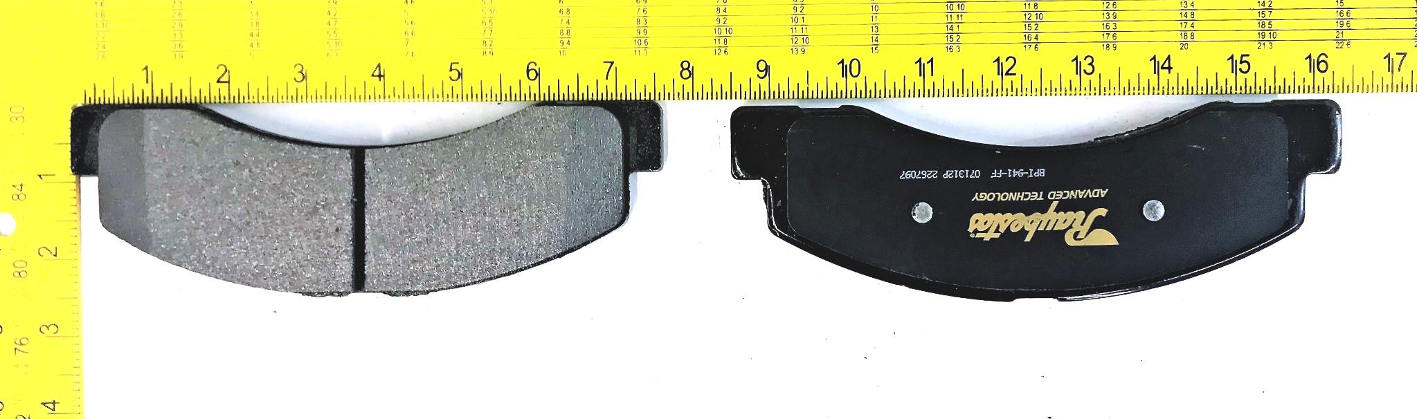 RAYBESTOS SEMI METALLIC DISC BRAKE PADS ATD824M NOS