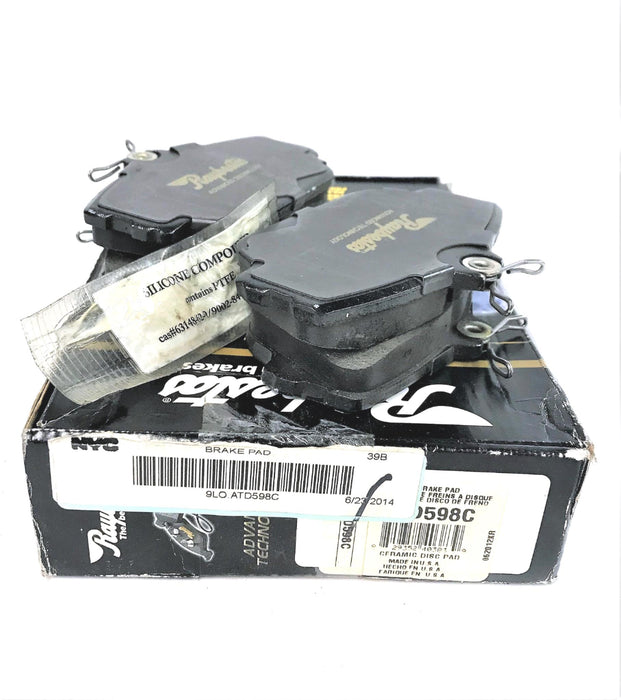 RAYBESTOS CERAMIC BRAKE PADS ATD598C NOS