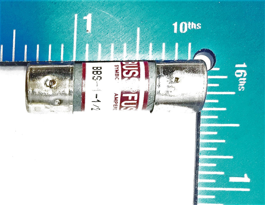Bussmann Buss Fuses BBS-1-1/2 (Pack of 10) NOS