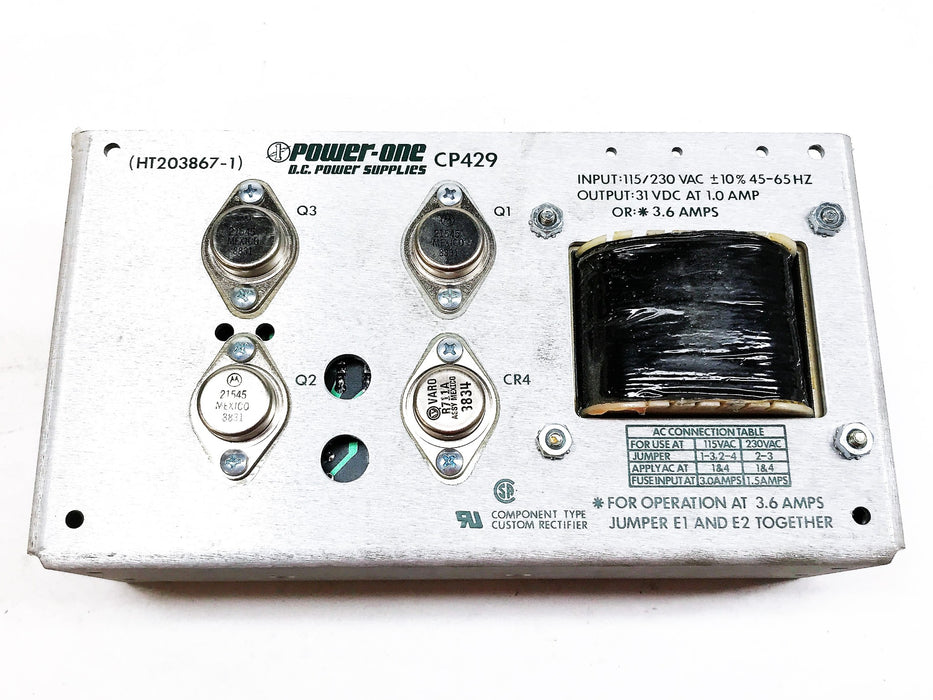 Power One Otis Elevator Power Supply CP429 USED