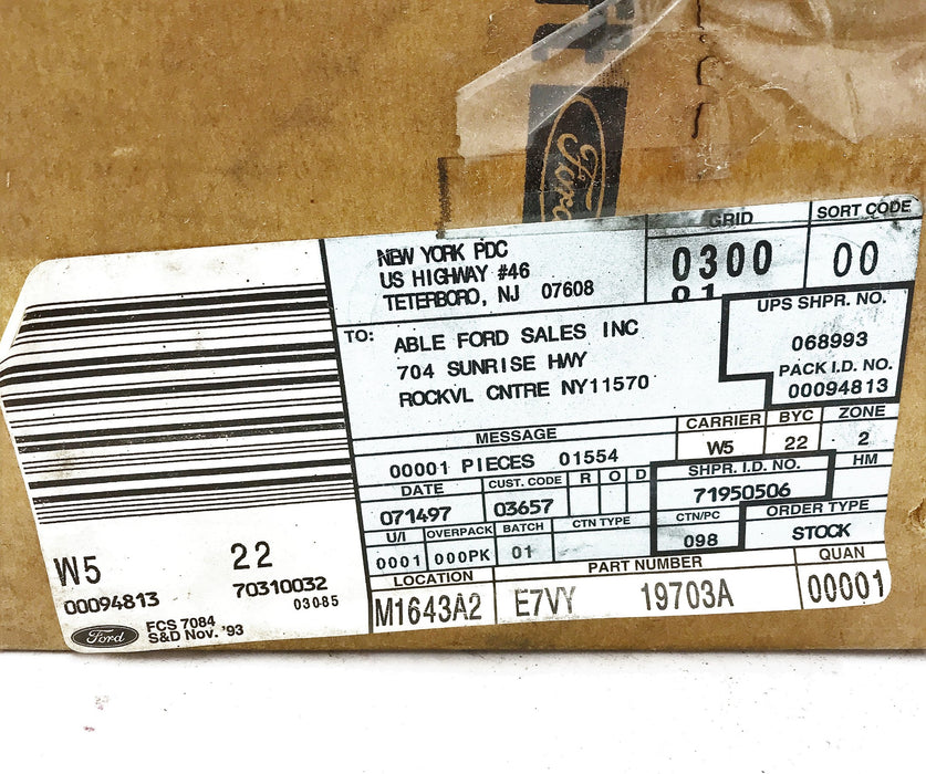 Motorcraft A/C Compressor Assembly YC-53 (E7VY-19703-A) NOS