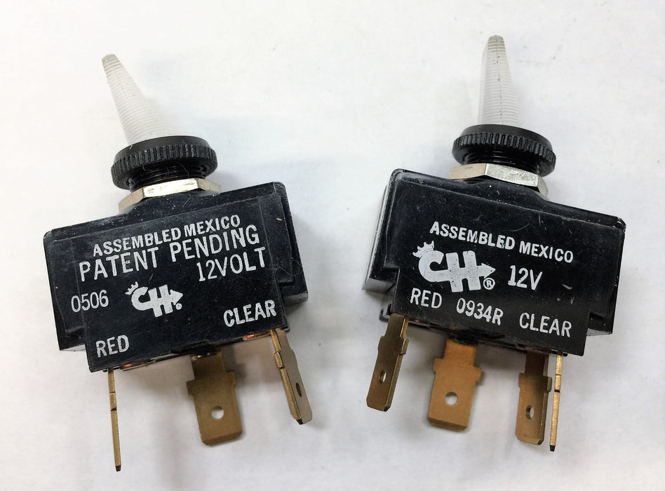 COLE HERSEE Illuminated Toggle Switch 54109-01 [Lot of 2] NOS