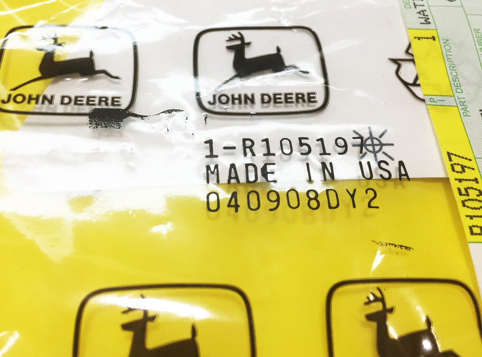 John Deere OEM Accent Decal R105197 NOS