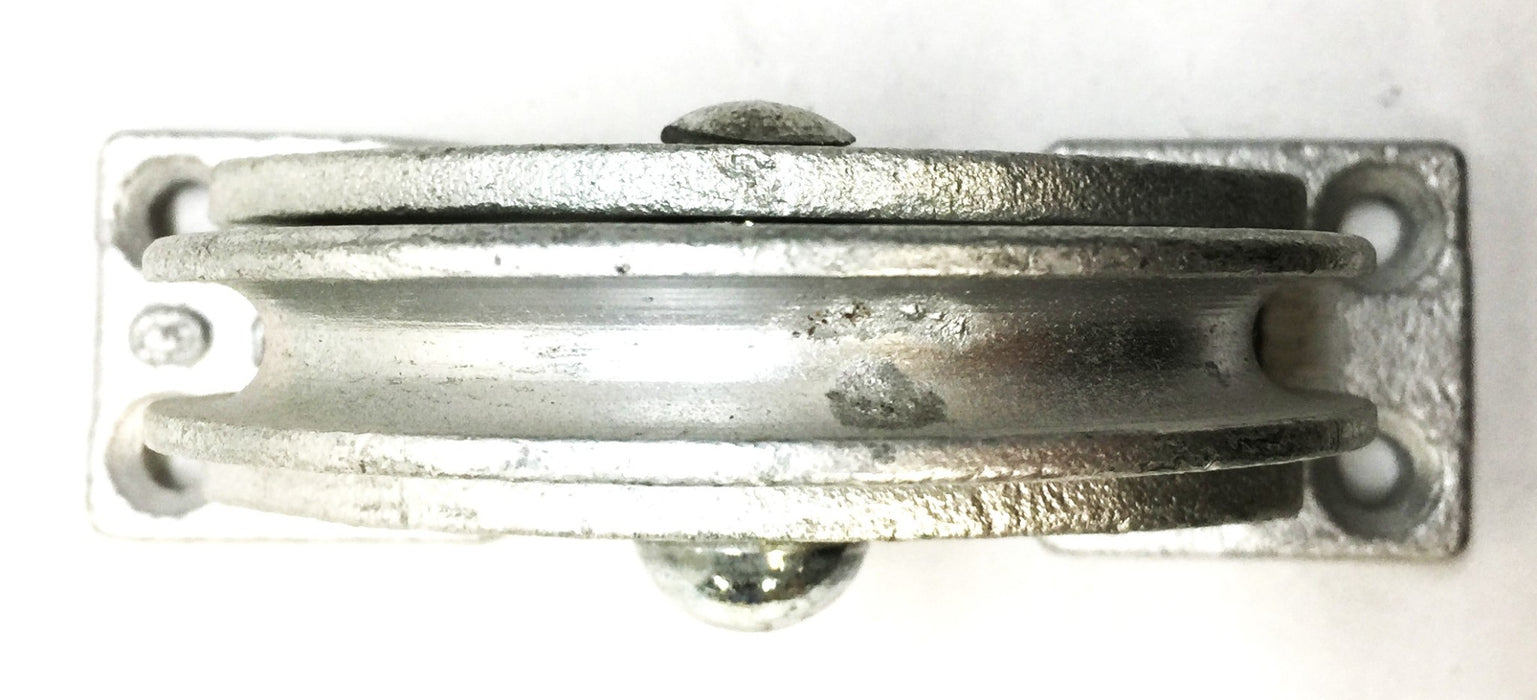 MSC Single Groove Open Upright Mount Guidance Pulley 67327908 NOS