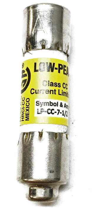 Bussmann Buss Low-Peak Class of CC Fuses LP-CC-7-1/2 (Pack of 10) NOS