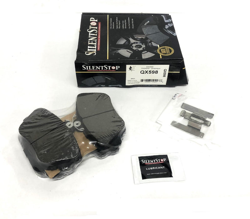 Silent Stop Ceramic Brake Pad Kit QX598 NOS
