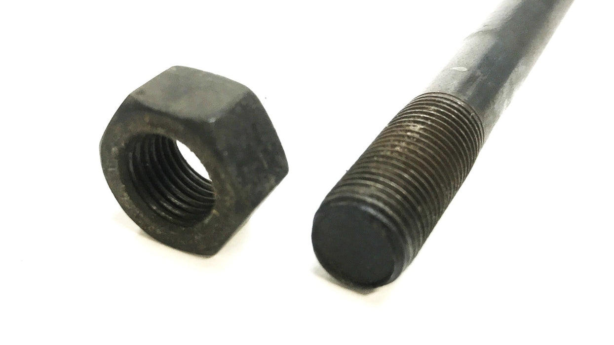 Unbranded Double End Threaded Rod with 2 Nuts [Lot of 4] NOS