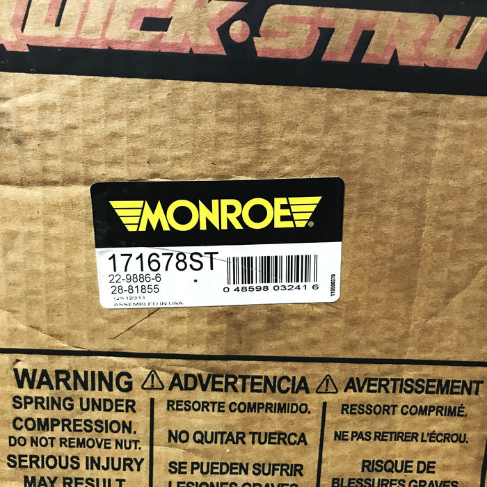 Monroe Quick-Strut Suspension Strut and Coil String Assembly 171678ST NOS
