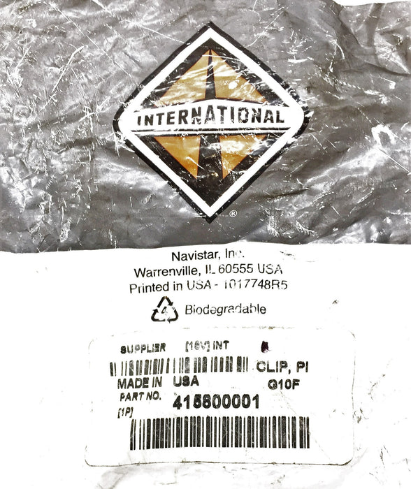 International/Navistar Clip OEM 415800001 [Lot of 3] NOS