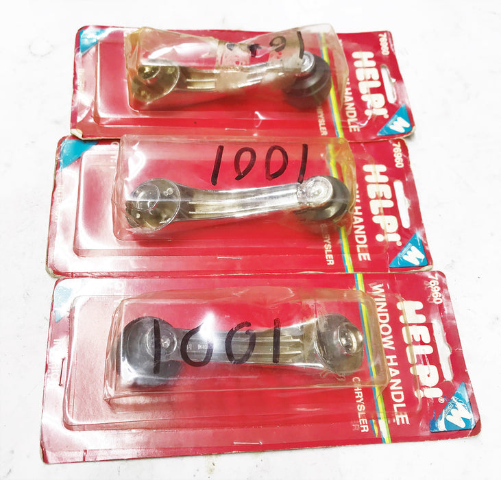 Dorman "Help!" Replacement Interior Window Crank Handle 76960 [Lot of 3] NOS