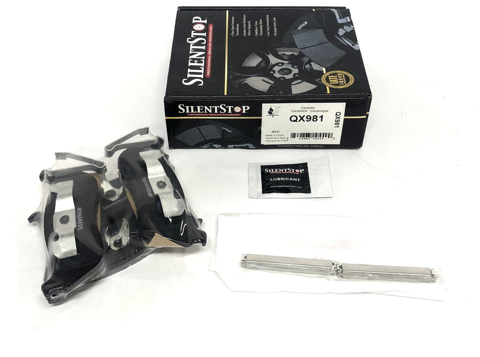 Silent Stop Ceramic Brake Pad Kit QX981 NOS