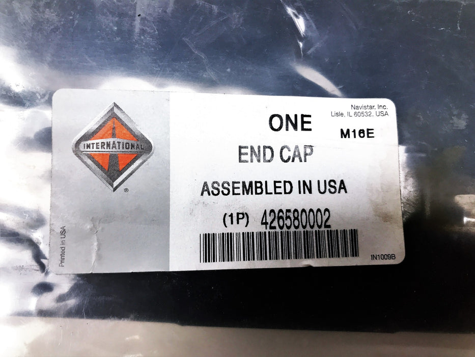 International Left Side Bumper End Cap 426580002 NOS