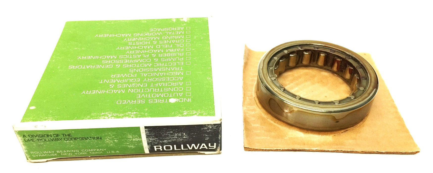 Rollway Roller Bearing 1210-U-HC (1210 U) NOS