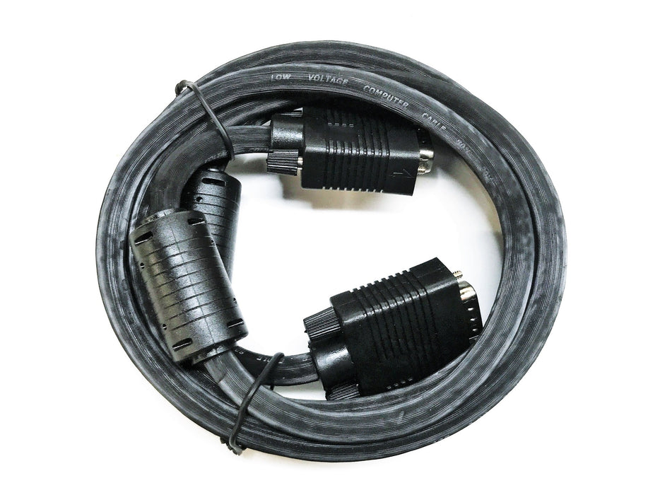 Unbranded Heavy 15-Pin VGA Male to Male Cable [Lot of 6] USED