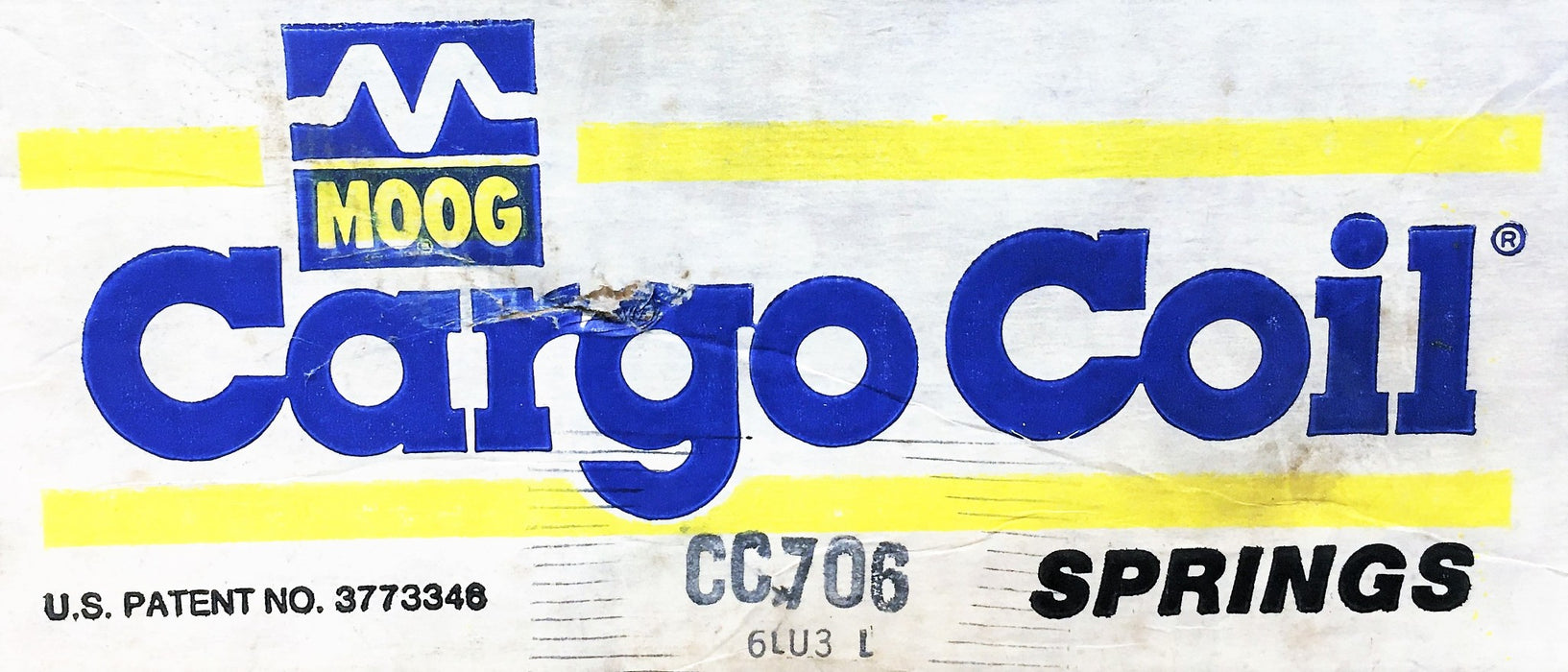 Moog Suspension Coil Spring Set Black Pair CC706 NOS