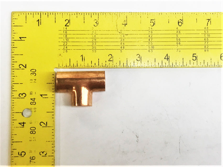 Unbranded 5/8" Copper Tee [Lot of 5] NOS