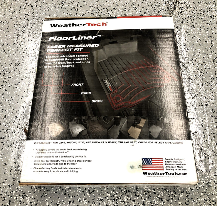 WeatherTech 1st Row Black 3D Floor Mats FloorLiner 449811 NOS