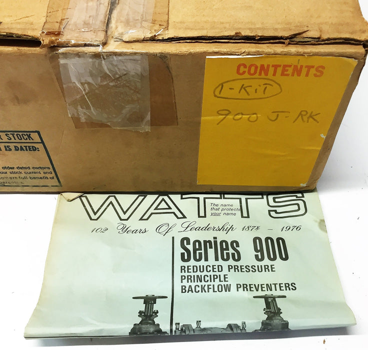 Watts Total Rubber Parts Repair Kit 881297 (900J-RK) NOS