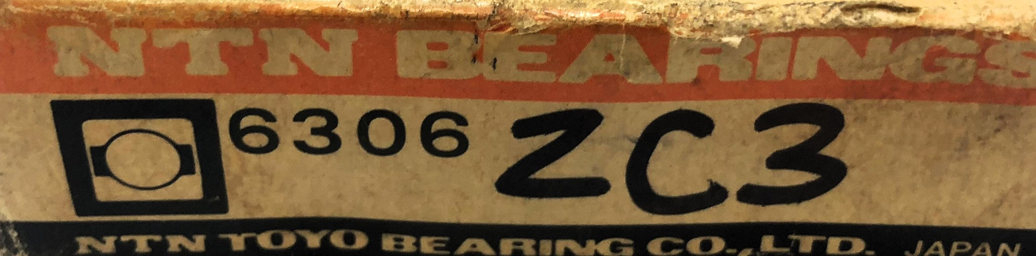 NTN Ball Bearing Made in Japan 6306ZC3 [Lot of 2] NOS