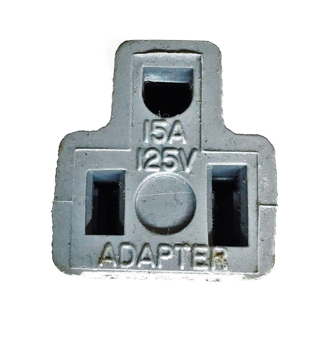 Leviton Grounding Adapter Gray 274-000 [Lot of 19] NOS