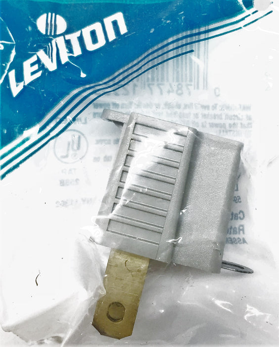 Leviton Grounding Adapter Gray 274-000 [Lot of 19] NOS