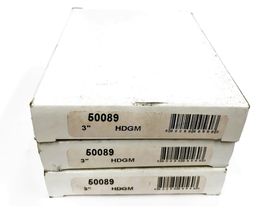 HDGM 3" U-Bolt Saddle Style Muffler Clamp 50089 [Lot of 3] NOS