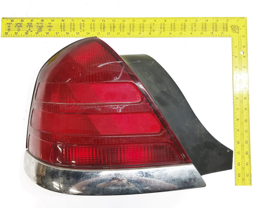 Ford Left Rear Tail Light Lamp w/ Chrome Trim W7X-13441-A