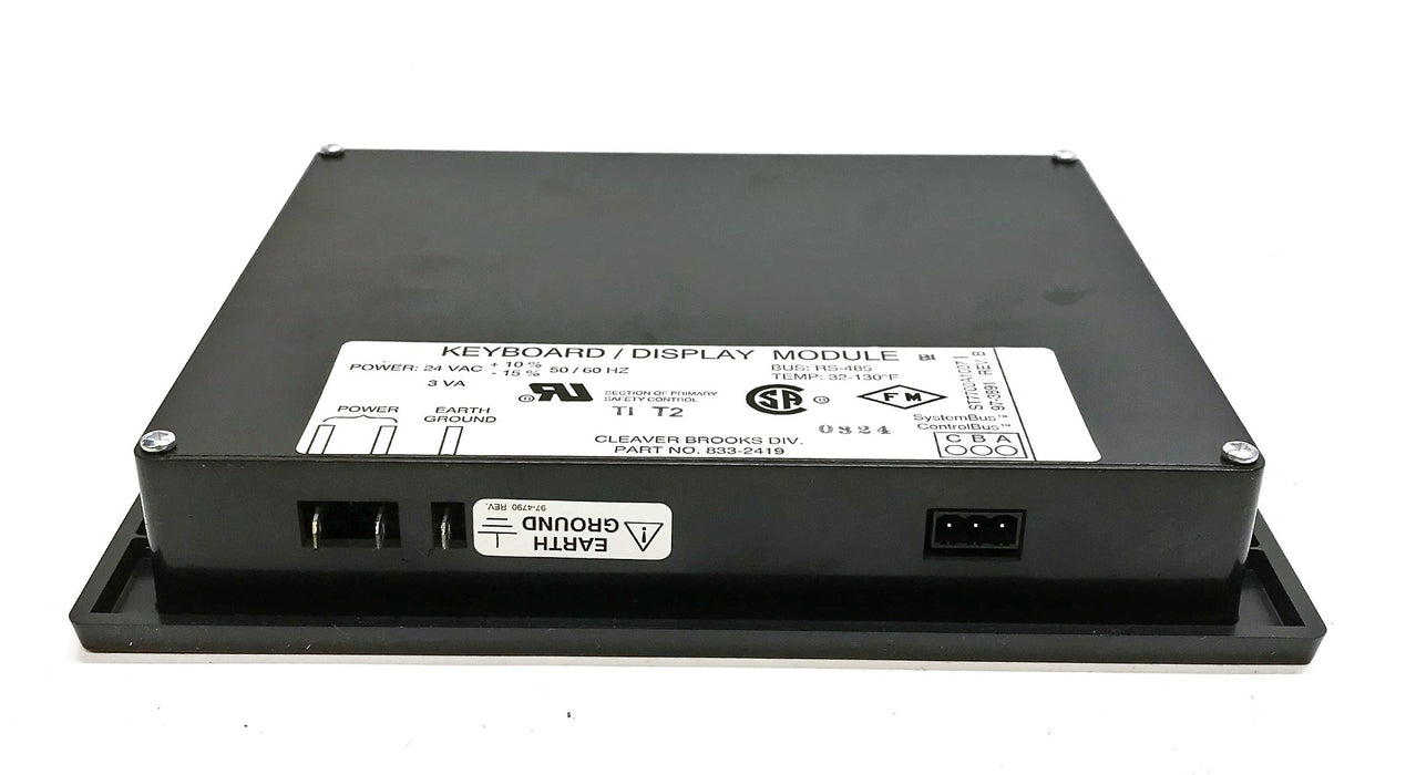 Cleaver Brooks Keyboard Display Module 833-2419 NOS