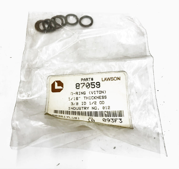 Lawson "Viton" O-Ring Seal 87059 [Lot of 7] NOS