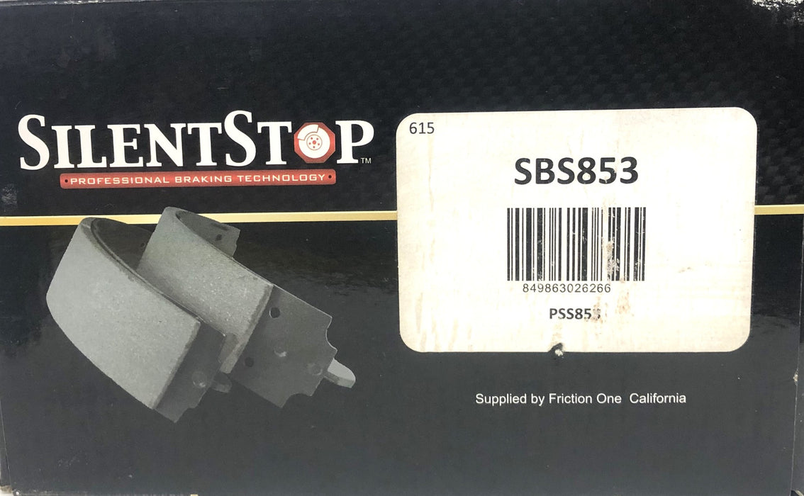 Silent Stop Rear Brake Drum Shoe SBS853 NOS