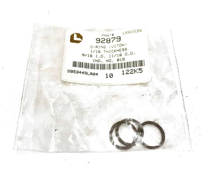Lawson "Viton" O-Ring Seal 92879 [Lot of 3] NOS