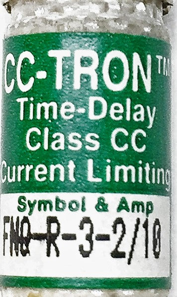 Cooper Bussmann BUSS CC-Tron Time Delay Fuse FNQ-R-3-2/10 [Lot of 3] NOS