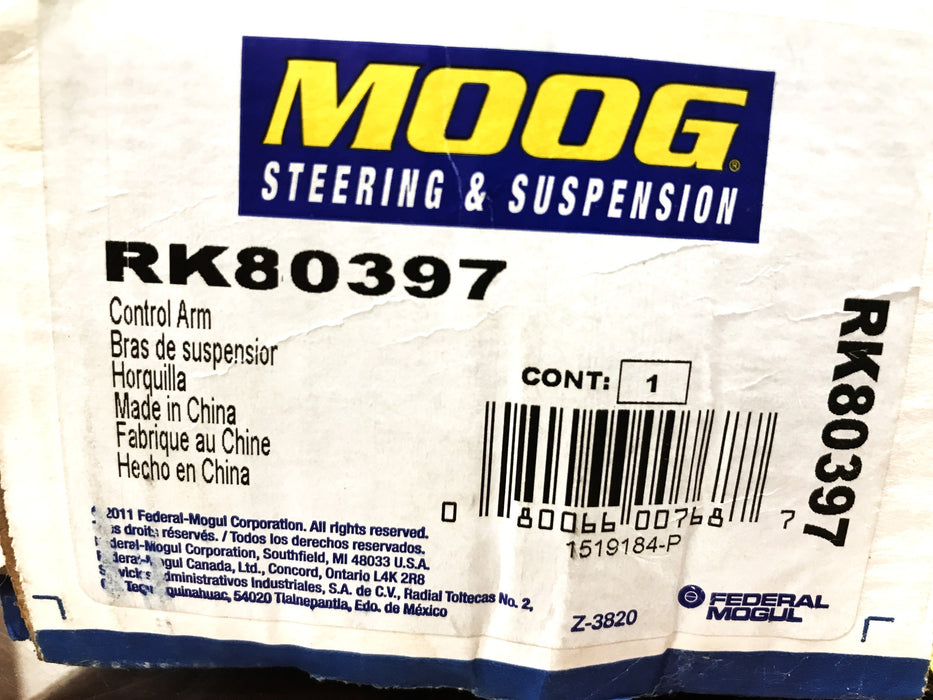 Moog Suspension Control Arm and Ball Joint Assembly RK80397 NOS