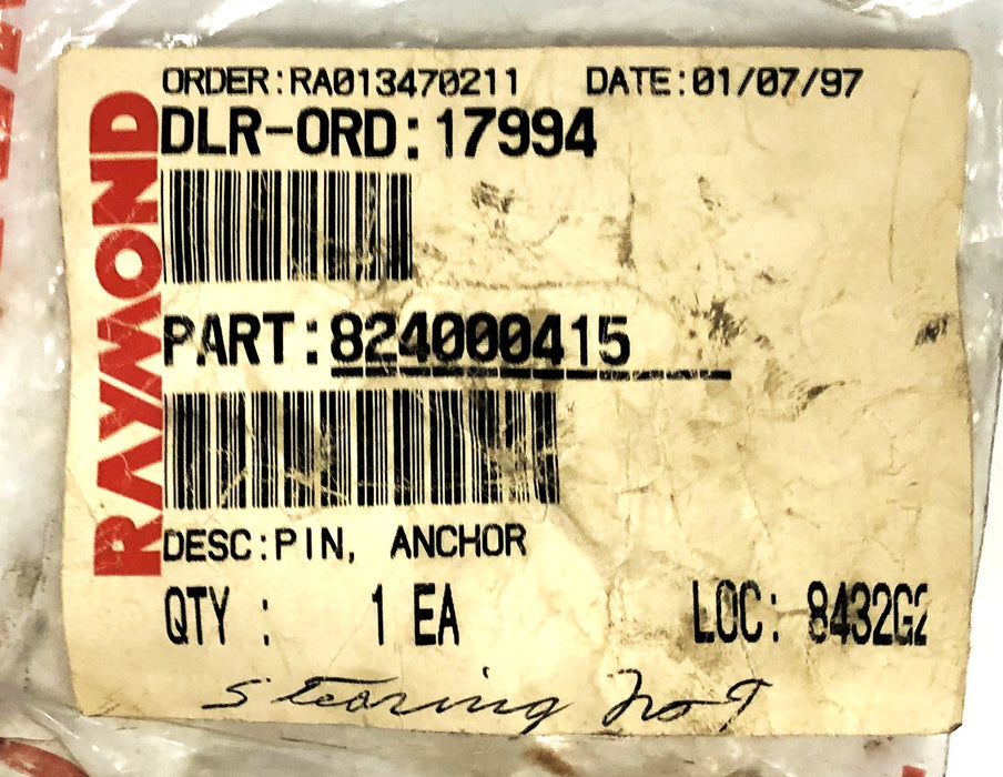 Raymond Anchor Pin 824-000-415 NOS