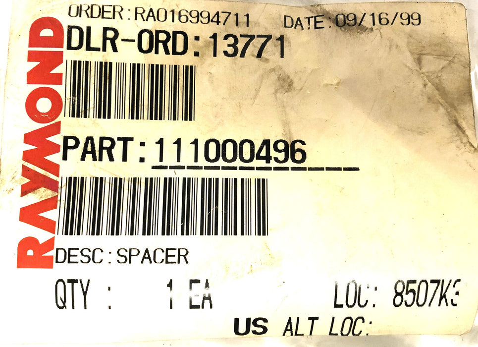 Raymond Spacer 111-000-496 NOS