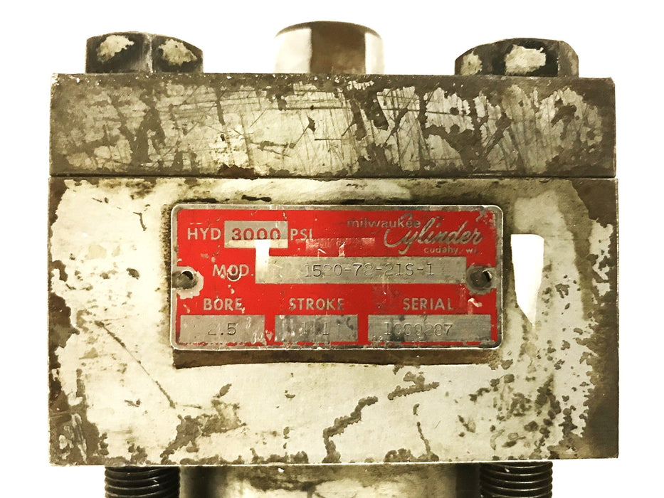 Milwaukee Cylinder Hydraulic Cylinder 1520-72-21S-1 USED
