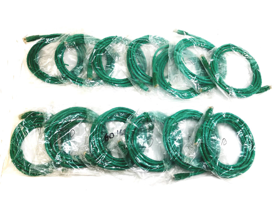 Unbranded 24AWG Ethernet Patch Cables, 13 Cables and 109 Feet Total NOS