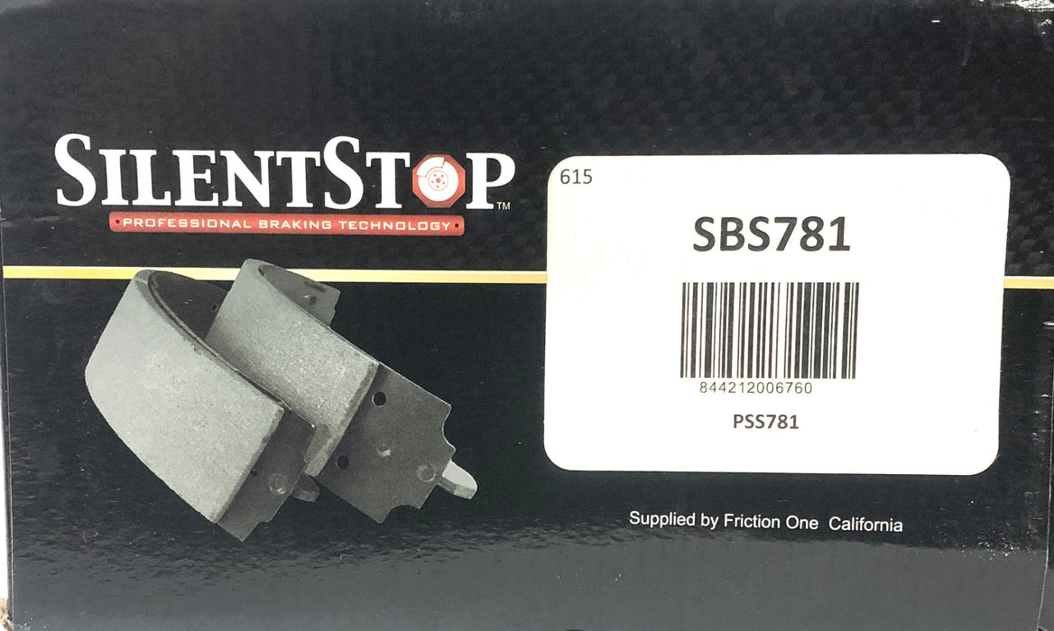 Silent Stop Rear Parking Brake Shoe SBS781 NOS