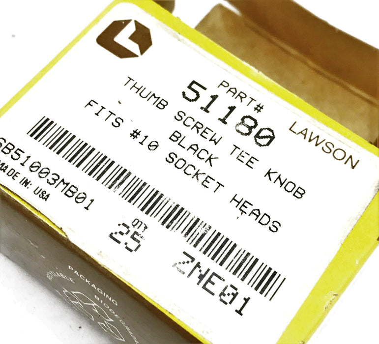 Lawson Thumb Screw Tee Knob 51180 [Lot of 20] NOS