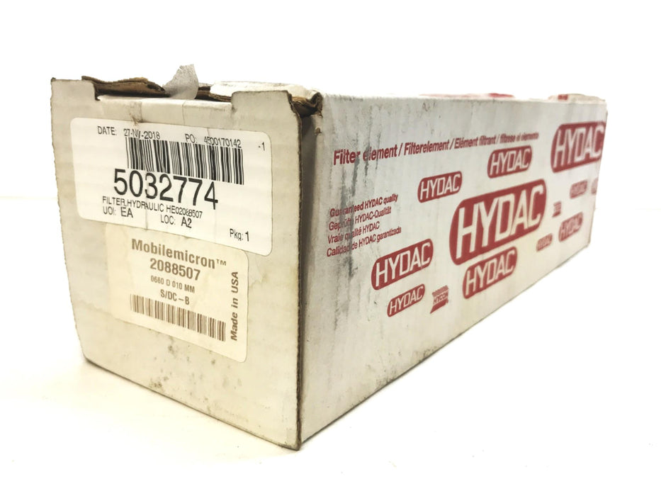 Hydac Hydraulic Filter Element 2088507 NOS