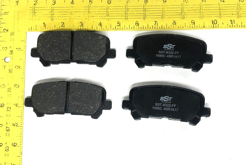 SST By Raybestos Bendix Premium Disc Brake Pad Friction Kit D1281C NOS