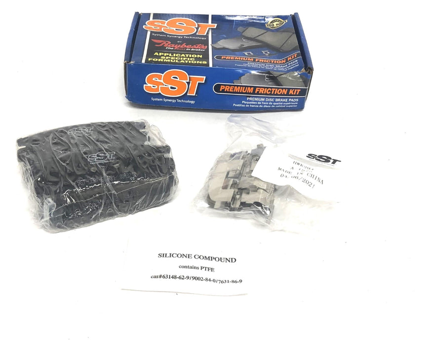 SST By Raybestos Bendix Ceramic Rear Disc Brake Pad Friction Kit D1275C NOS