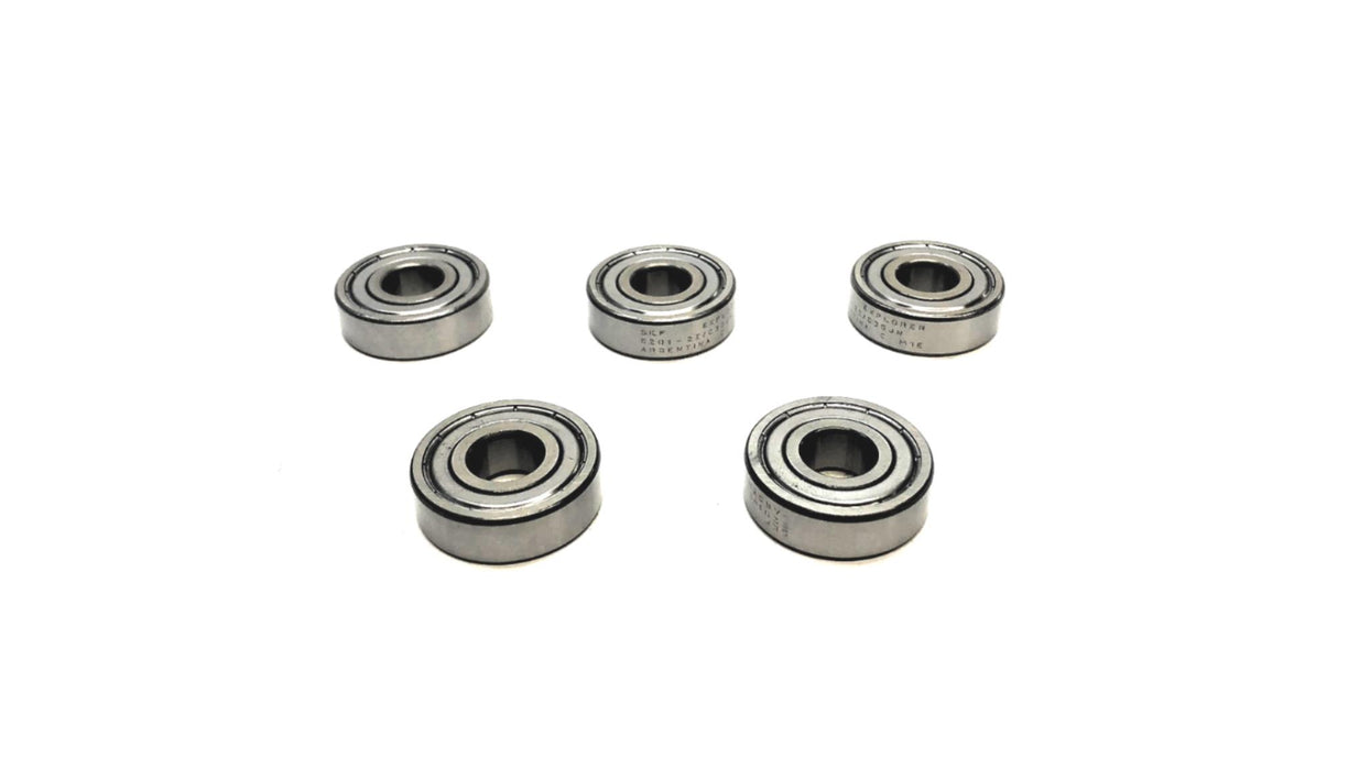 SKF Groove Shielded Ball Bearing Made in Argentina 6201-2Z/C3GJN [Lot of 5] NOS