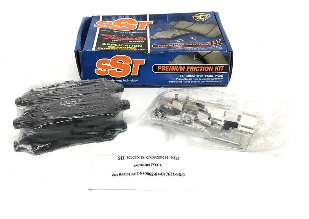 SST By Raybestos Bendix Ceramic Rear Disc Brake Pad Friction Kit D1325C NOS