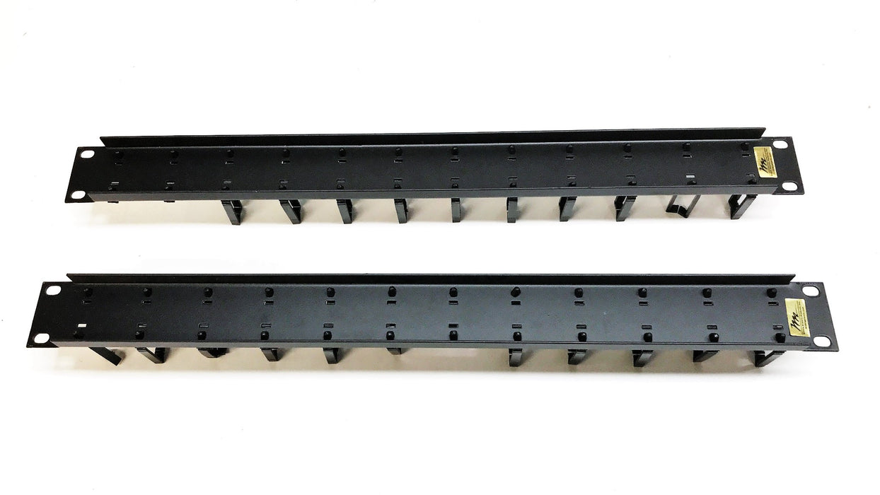Middle Atlantic 19" x 1-3/4" x 1/2" Cable Spacing Bar 1U [Lot of 2] USED