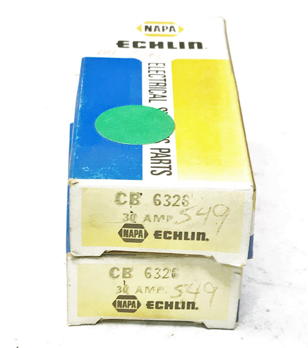 NAPA/Echlin 30A Circuit Breaker CB6326 [Lot of 2] NOS