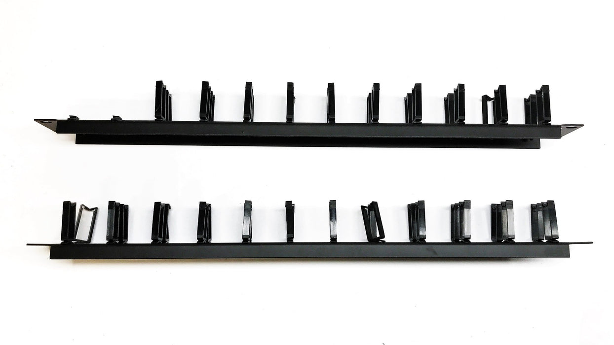 Middle Atlantic 19" x 1-3/4" x 1/2" Cable Spacing Bar 1U [Lot of 2] USED