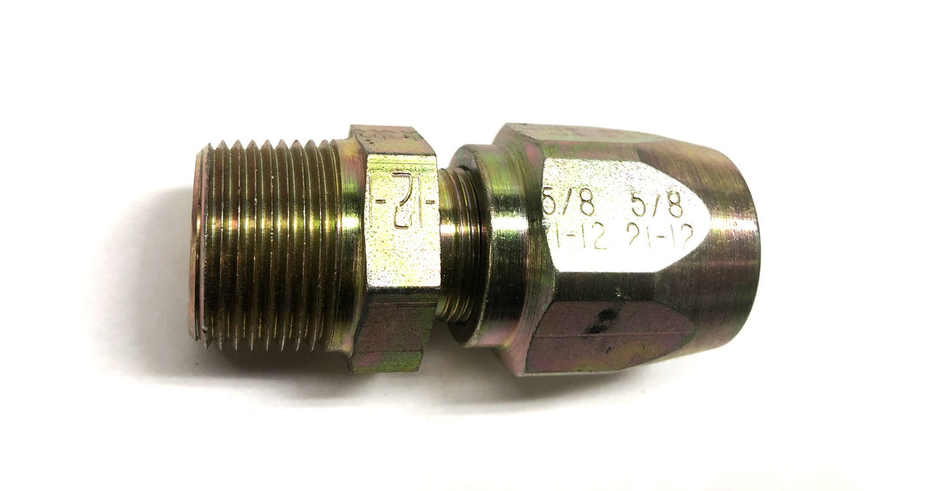 E&G Terminal 21 Series 5/8" Hydraulic Hose Adapter 20121-12-12 [Lot of 4] NOS
