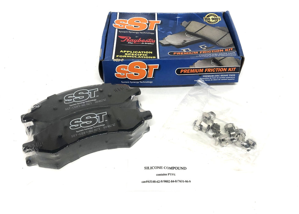 SST By Raybestos Bendix Ceramic Front Disc Brake Pad Friction Kit D1084C NOS